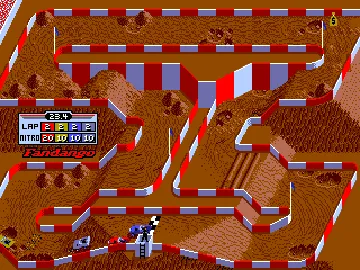 Ironman Stewart's Super Off-Road screen shot game playing